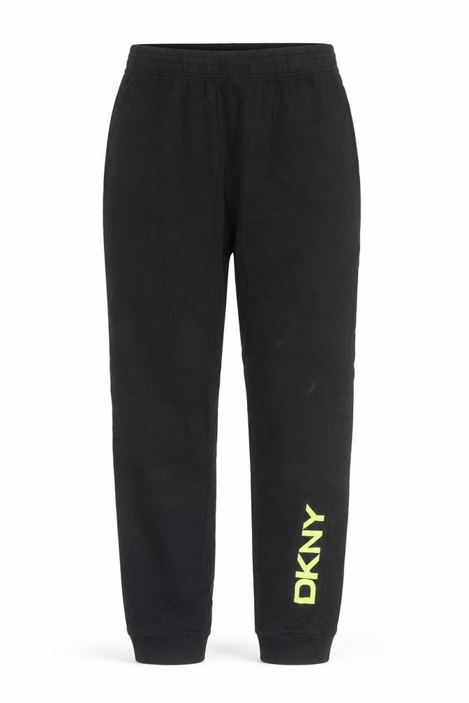 DKNY Teens Black Jogger Sweatpants Size 12 Cotton Blend