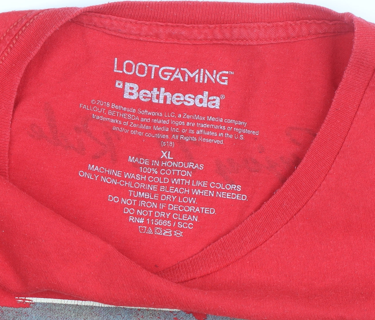 Bethesda Men’s Red Fallout Nuka World Graphic T-Shirt XL