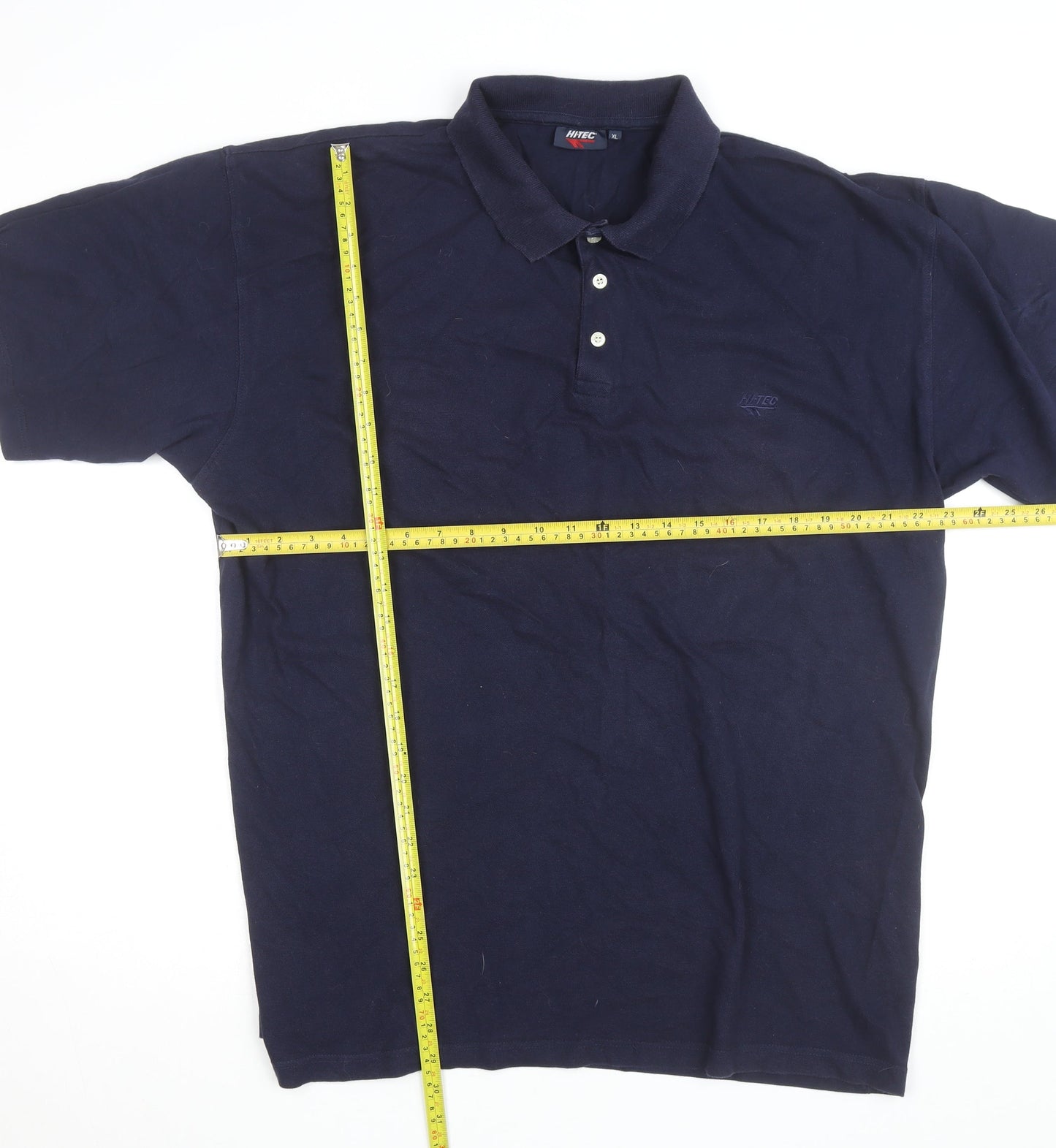 Hi-Tec Men’s Navy Blue Cotton Short Sleeve Polo Shirt XL