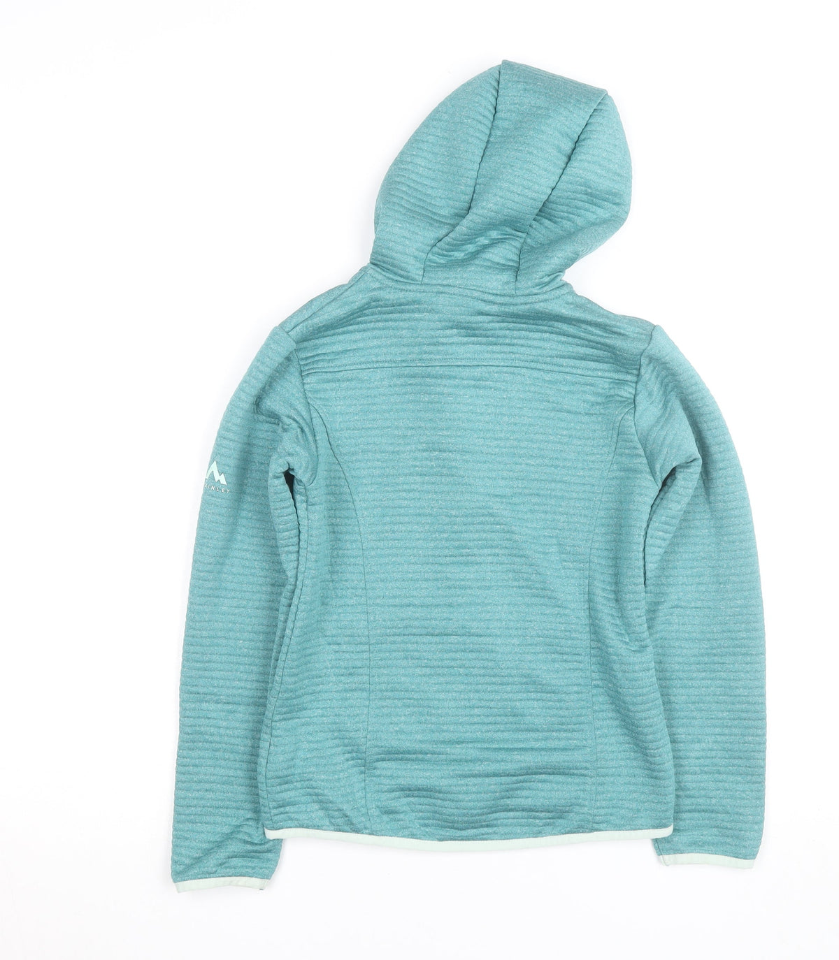 McKINLEY Womens Blue Hooded Full Zip Dryplus Active Jacket Size 10