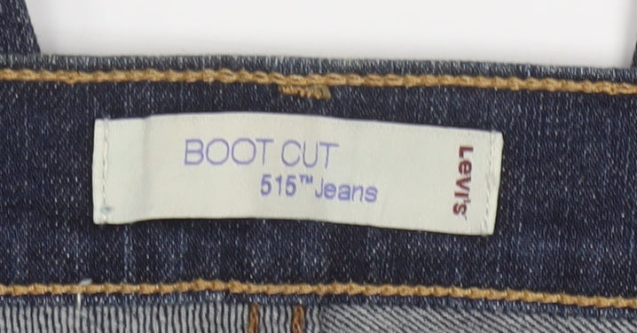 Levi's Women's Blue 515 Bootcut Stretch Denim Jeans Size 6