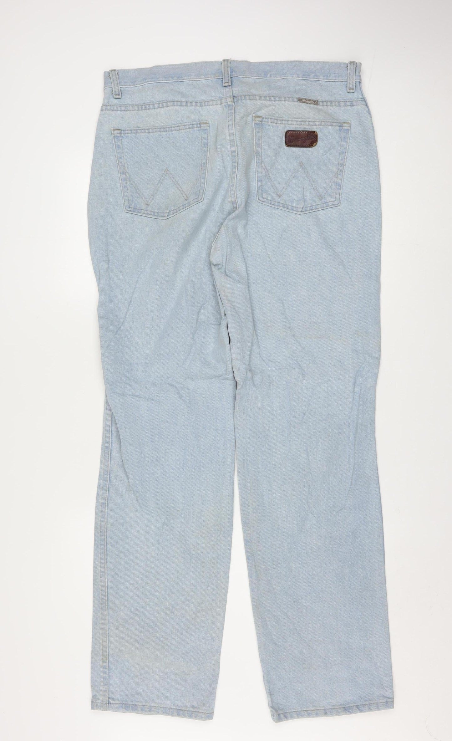 Wrangler Mens Blue 36 Straight Leg Denim Jeans Vintage Style
