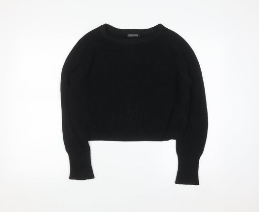 American Apparel Women’s Black Cotton Chunky Knit Jumper Size M