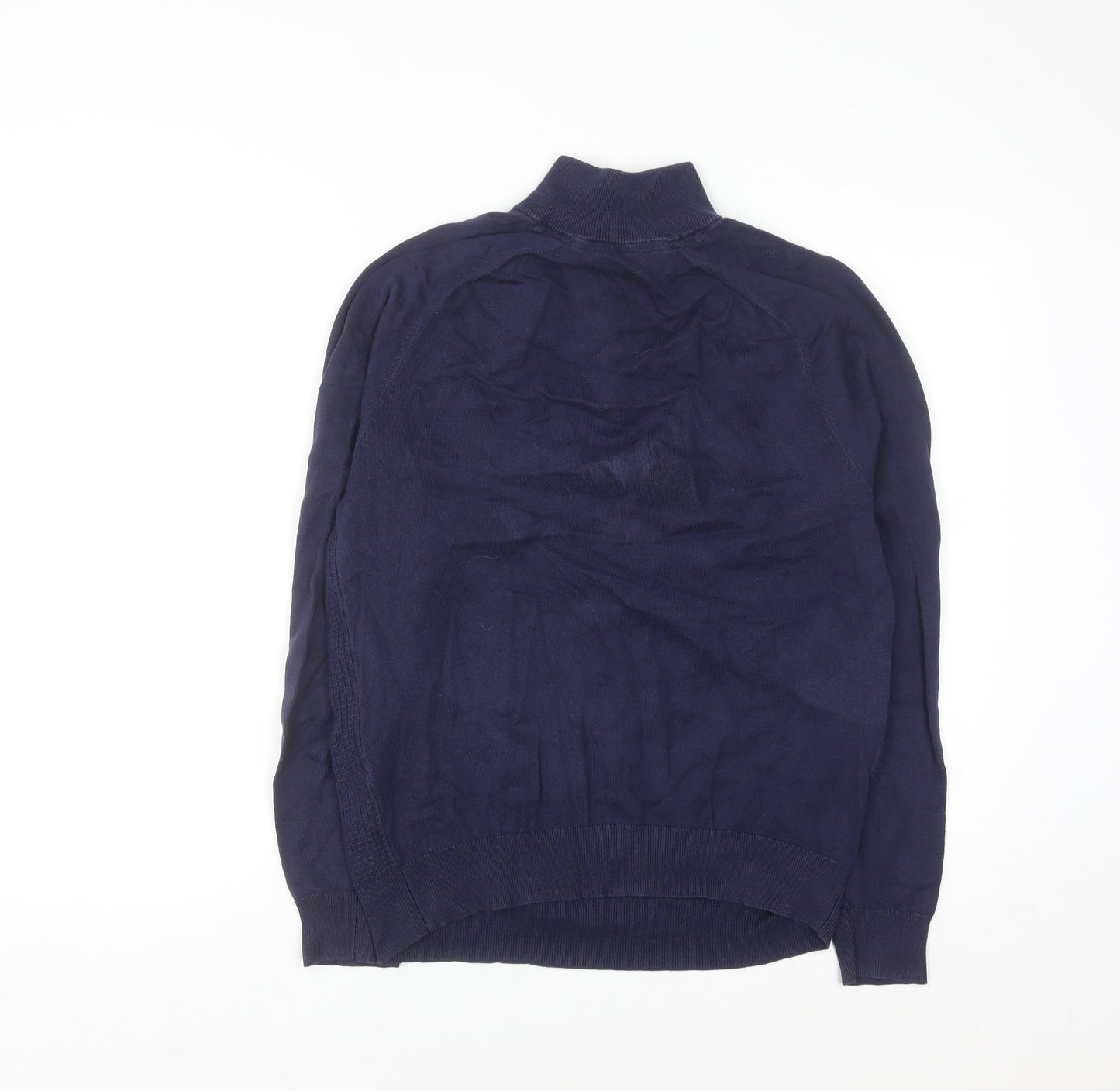 Fairlane & Sons Men’s Blue Cotton 1/2 Zip Jumper Size S