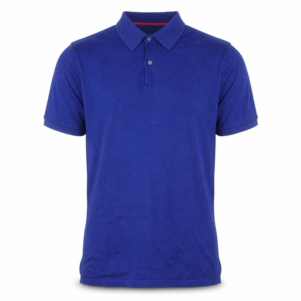 Boden Men's Blue Cotton Knit Polo Jumper M Regular Fit