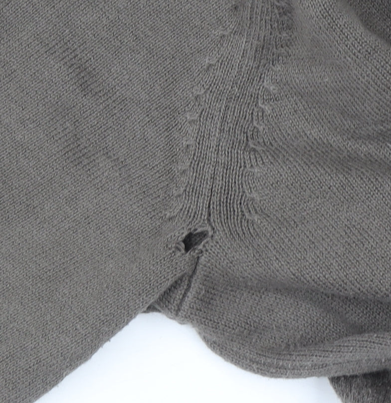 Marks and Spencer Men's Brown Pure Cotton Crew Neck Jumper L
