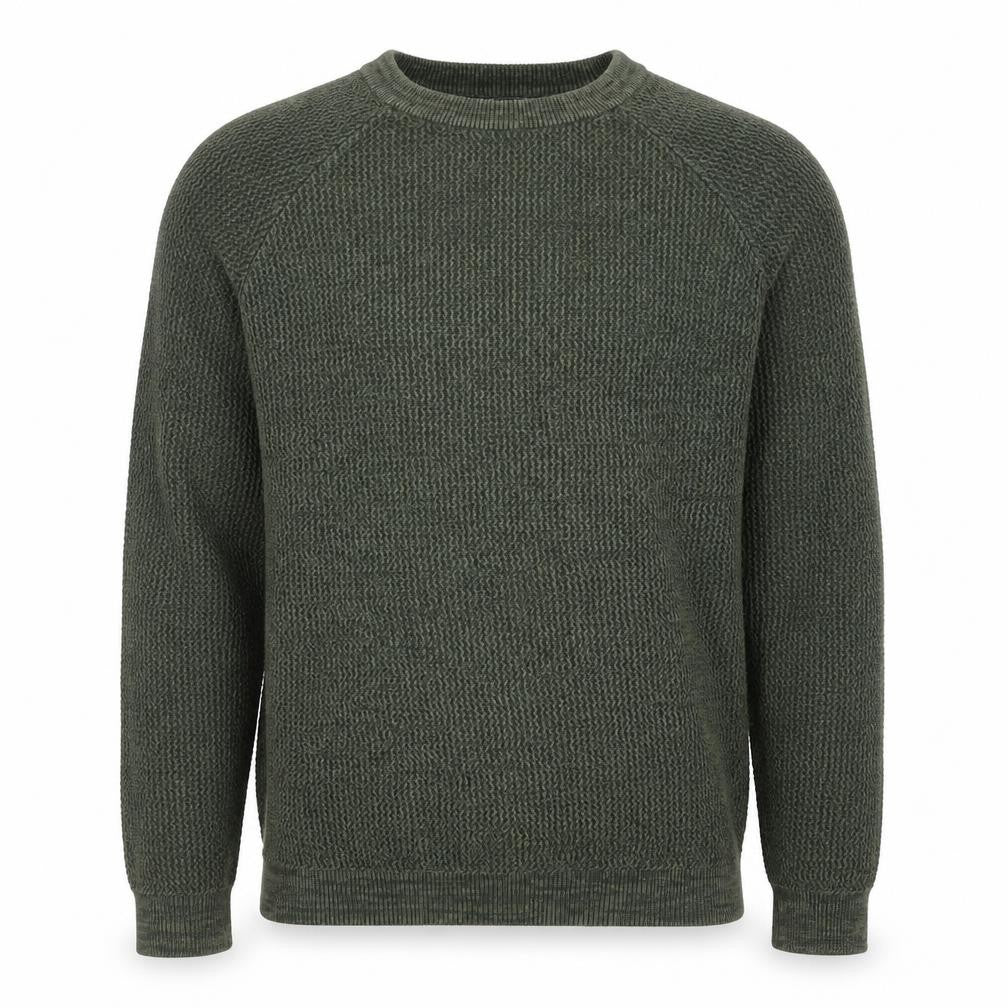 Peacocks Men’s Green Cotton Crew Neck Jumper Size S
