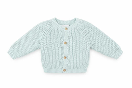 Rock a Bye Baby Boutique Blue Cotton Knit Cardigan 3-6M Unisex Star Design