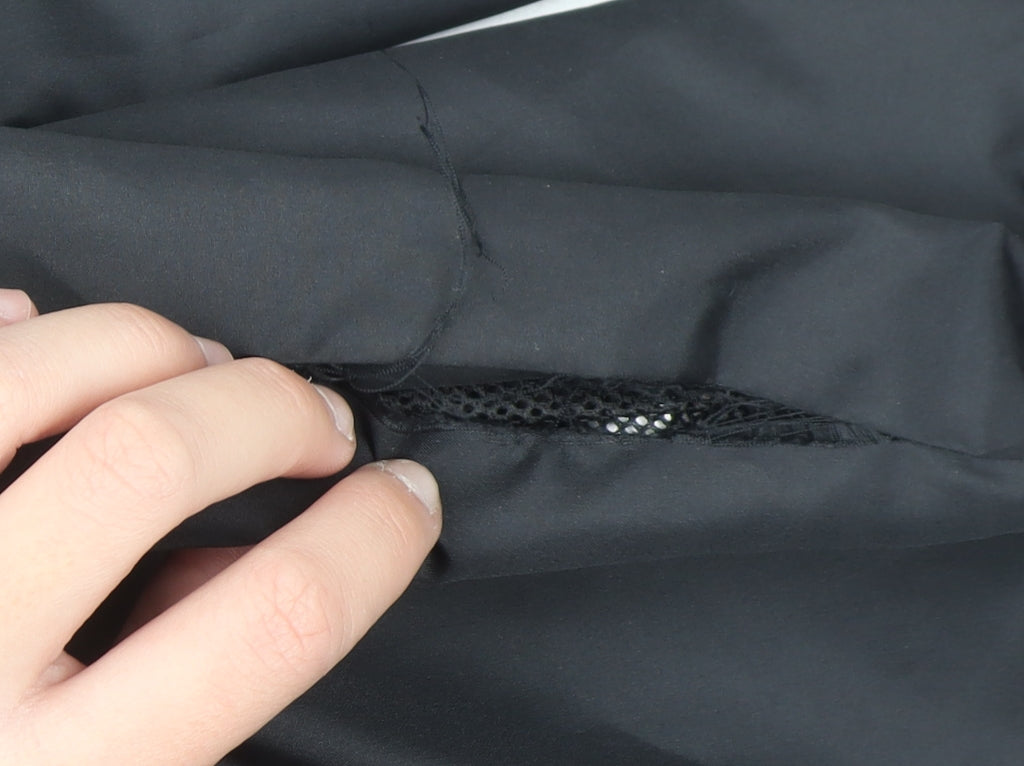 Primark Men Black L Windbreaker Hooded Jacket Full Zip Polyester