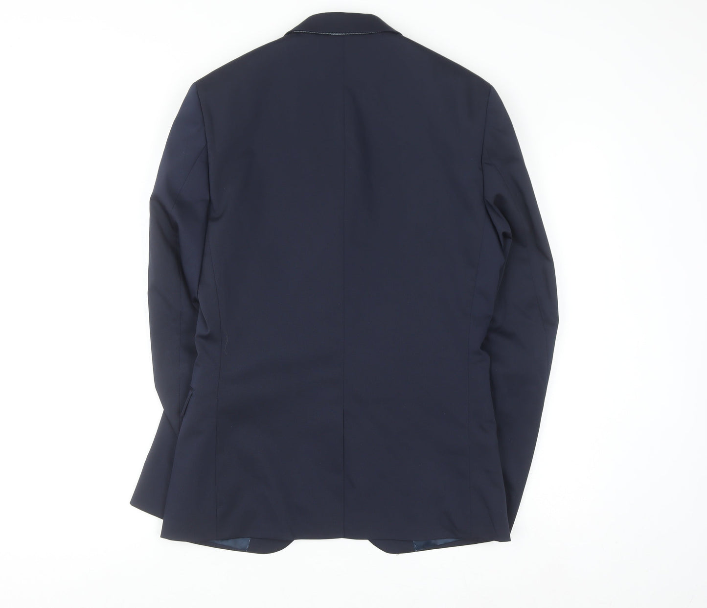 Jules Women's Blue Slim Fit Wool Blend Blazer Size 18