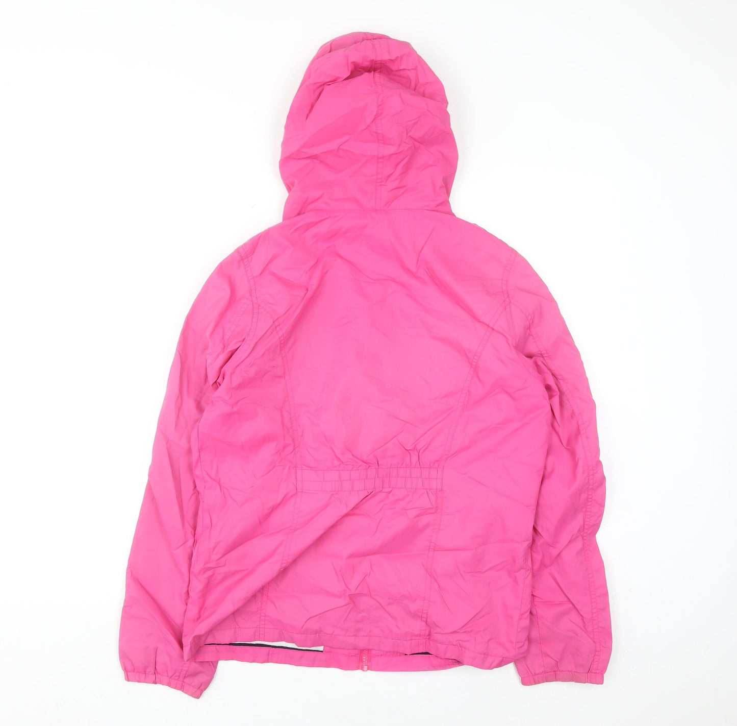 Pineapple Women’s Pink Hooded Full Zip Jacket Size 12