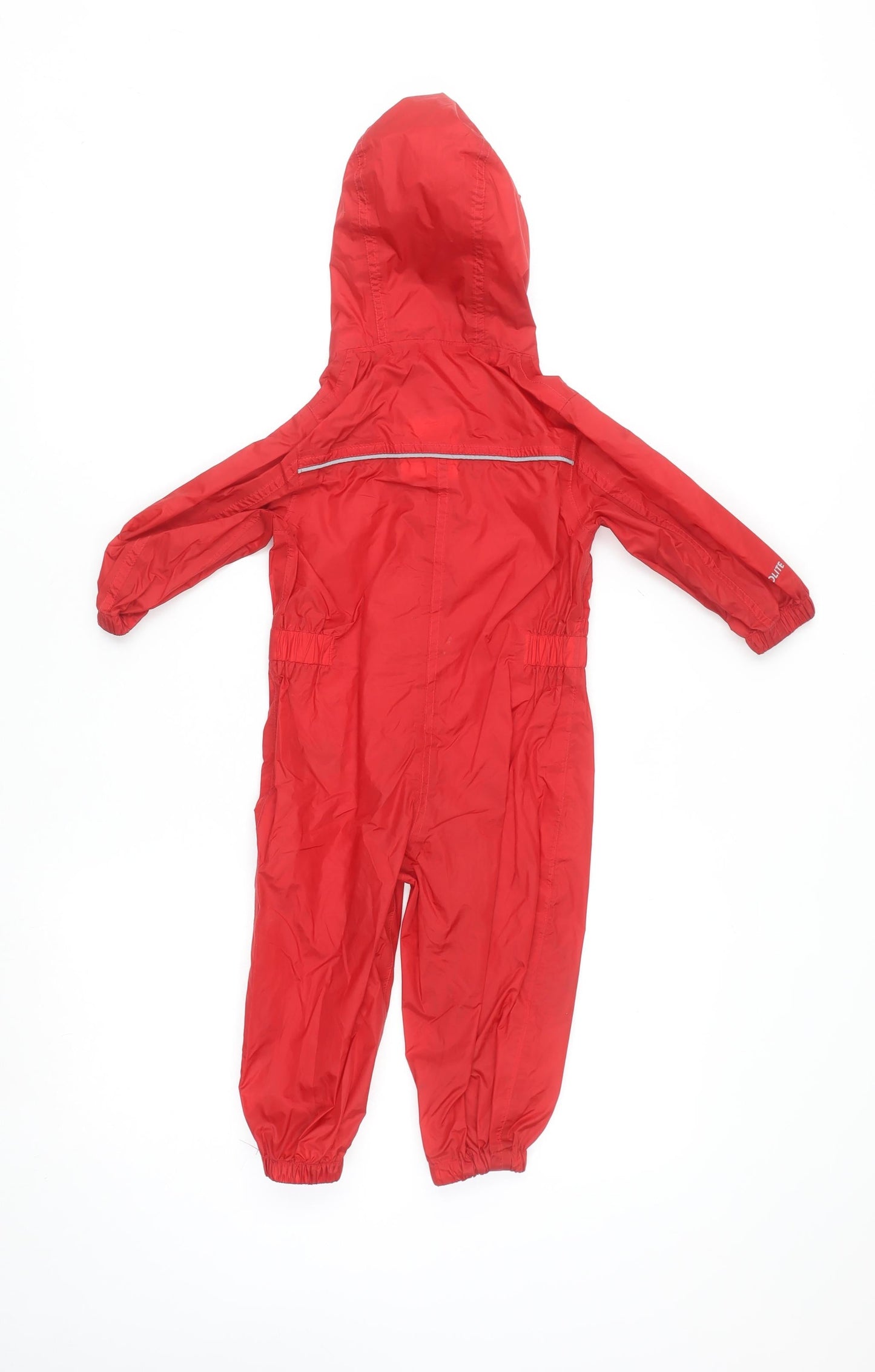 Regatta Great Outdoors Red Unisex Baby 12-18M Waterproof Hooded Snowsuit