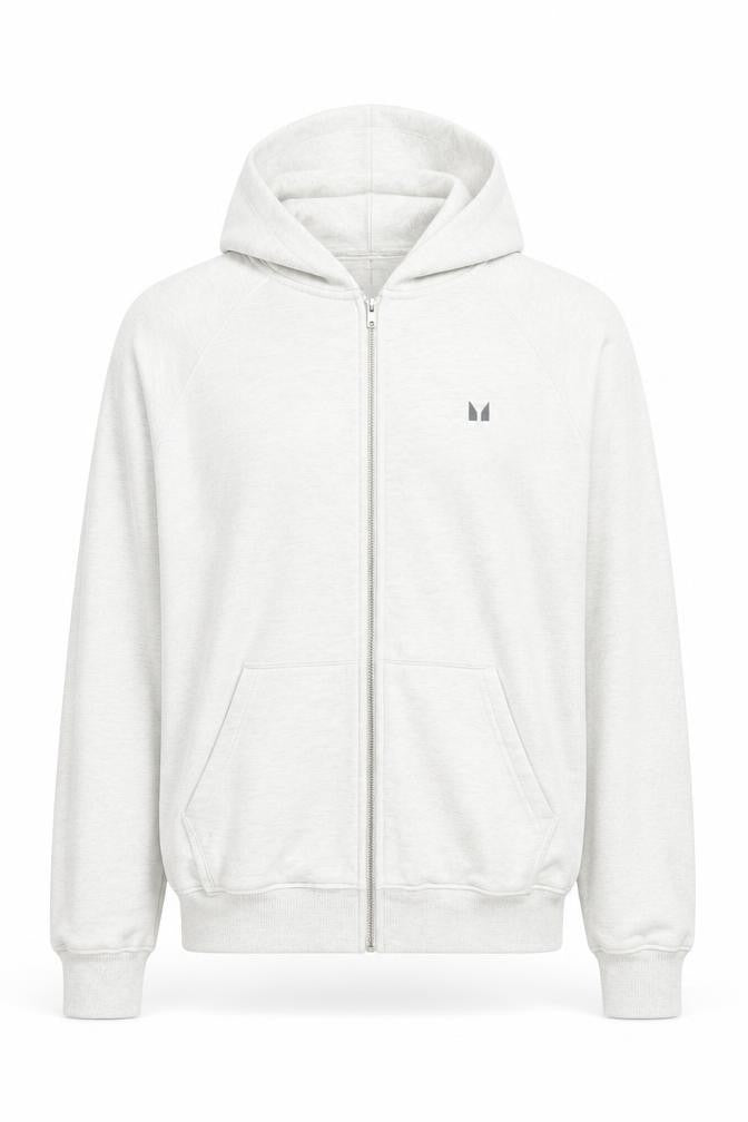 Myprotein Men’s Grey Full Zip Hoodie Size L Regular Fit