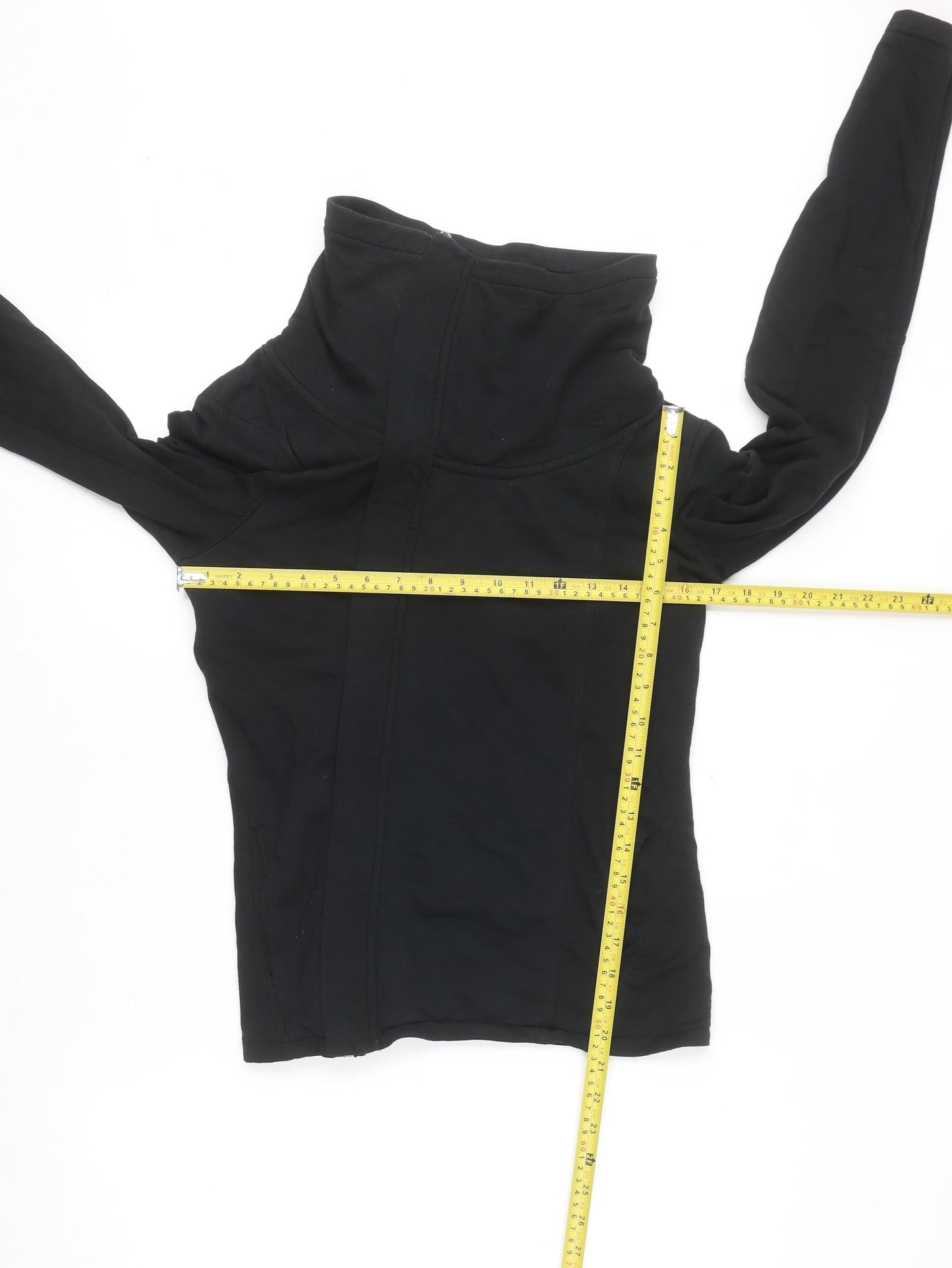 Next Women Black Size 12 Full Zip Hoodie Lightweight Casual
