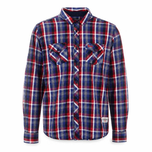 Gasoline Men's Multicoloured Checked Cotton Button-Up Shirt Size L