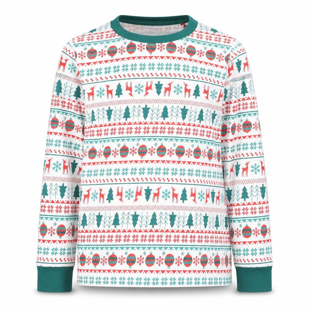 Esmara Boys Multicoloured Christmas Long Sleeve Pyjama Top 9-10 Years