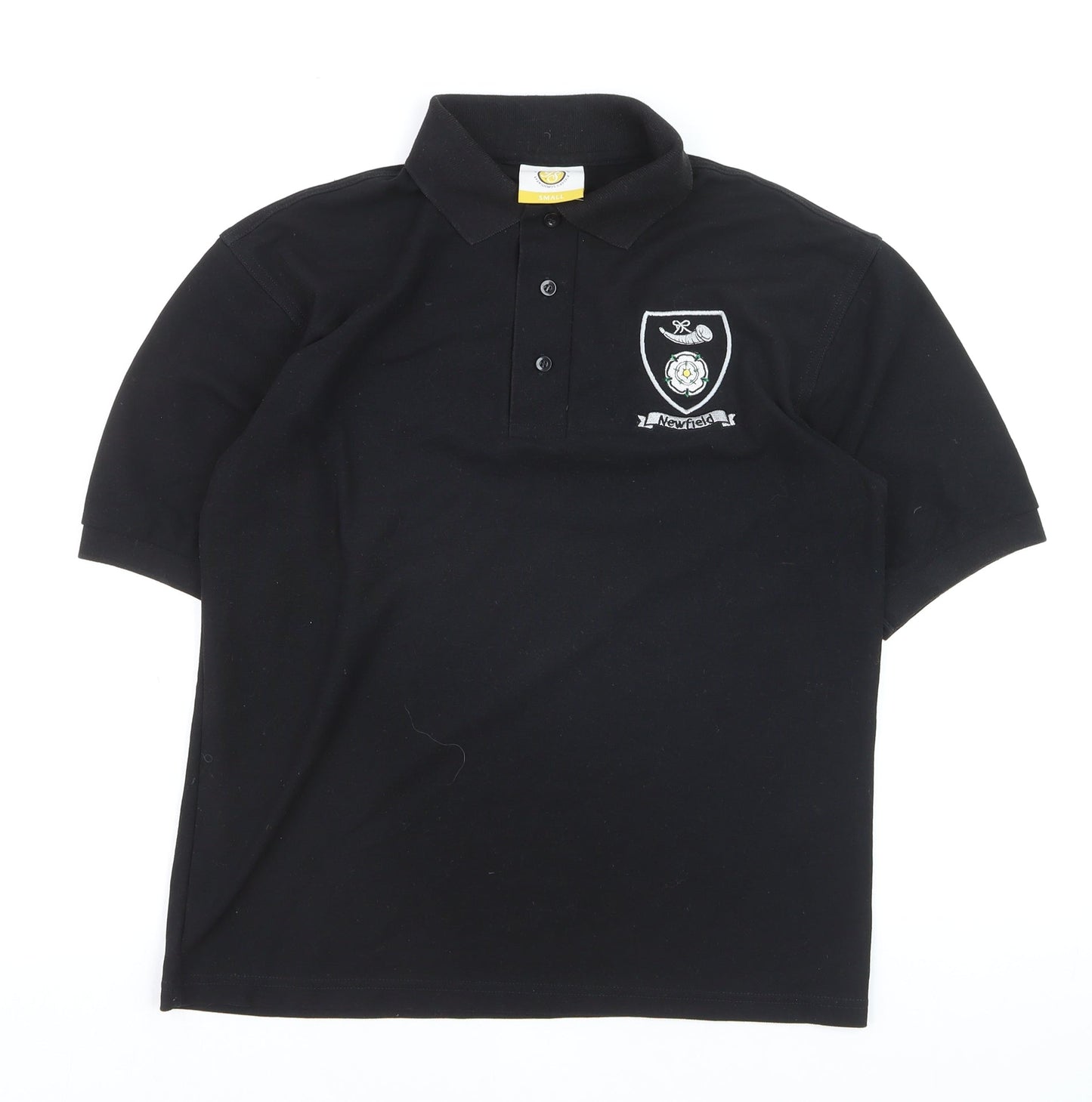 Pinders Schoolwear Boys Black Polo Shirt Small Short Sleeve School Top