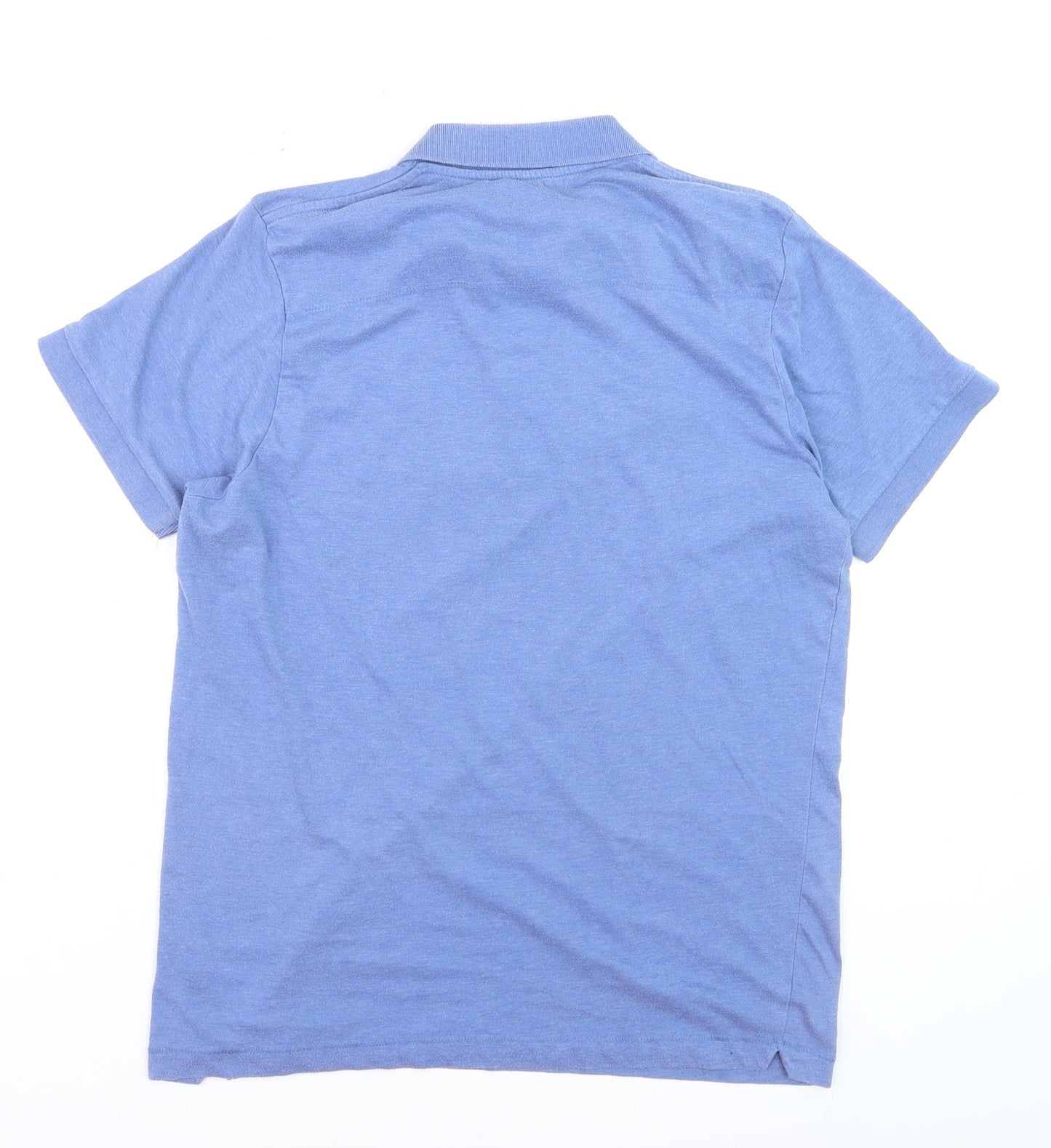 French Connection Men's Blue XL Polo Shirt Cotton Blend