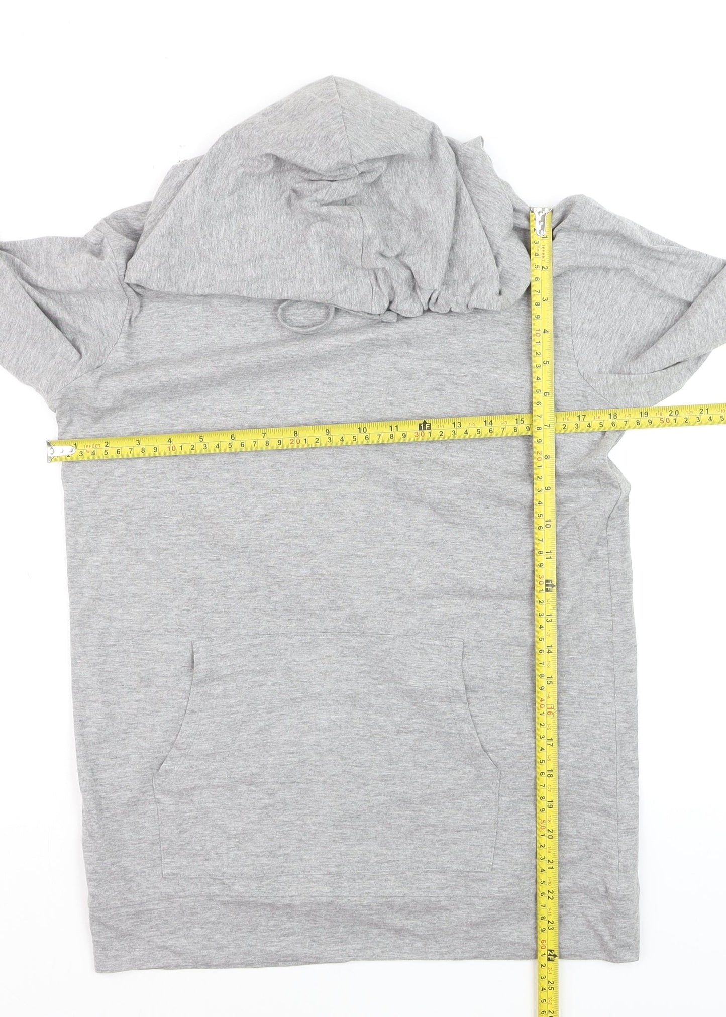 Kate Morgan Womens Grey Pullover Hoodie UK 8-10 Cotton Blend