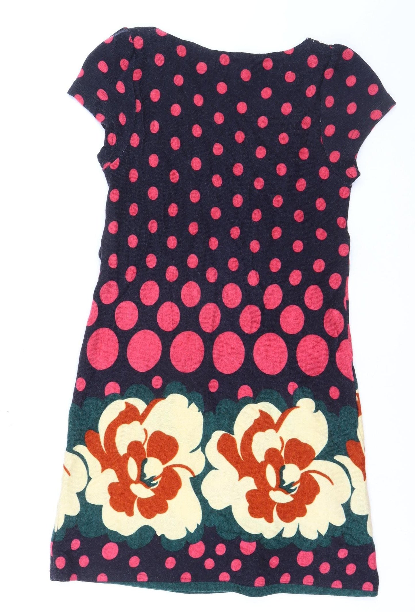 Cherry Design Women’s Multicoloured Knit Shift Dress M
