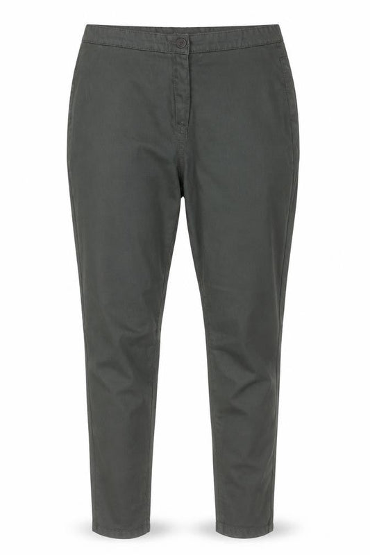Denim Co. Women's Green Size 14 Chino Slim Trousers