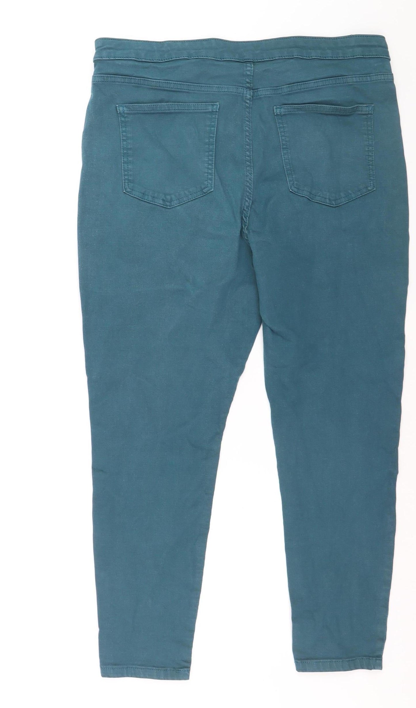Marks and Spencer Women’s Green Super Skinny Jeans Size 18 Short