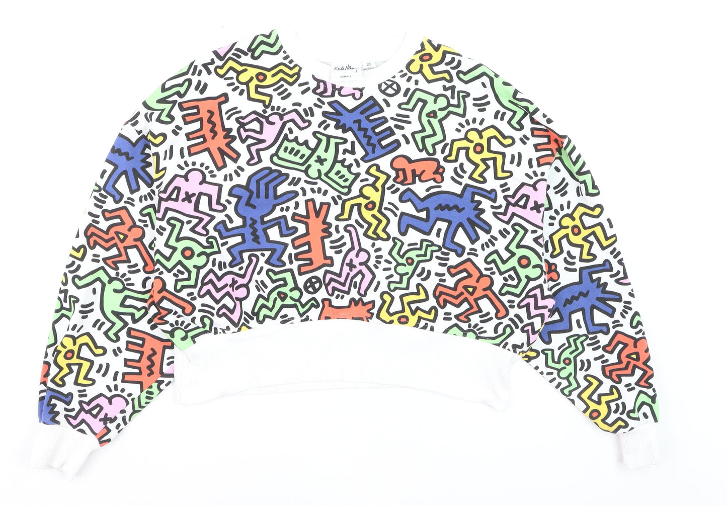 Primark x Keith Haring Women's Multicoloured XS Pullover Sweatshirt