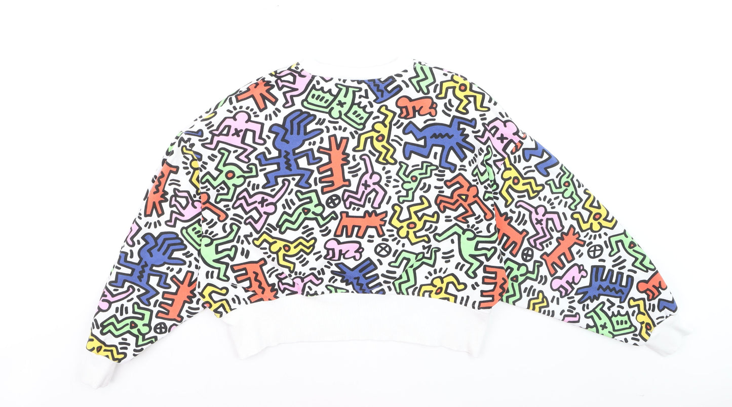 Primark x Keith Haring Women's Multicoloured XS Pullover Sweatshirt