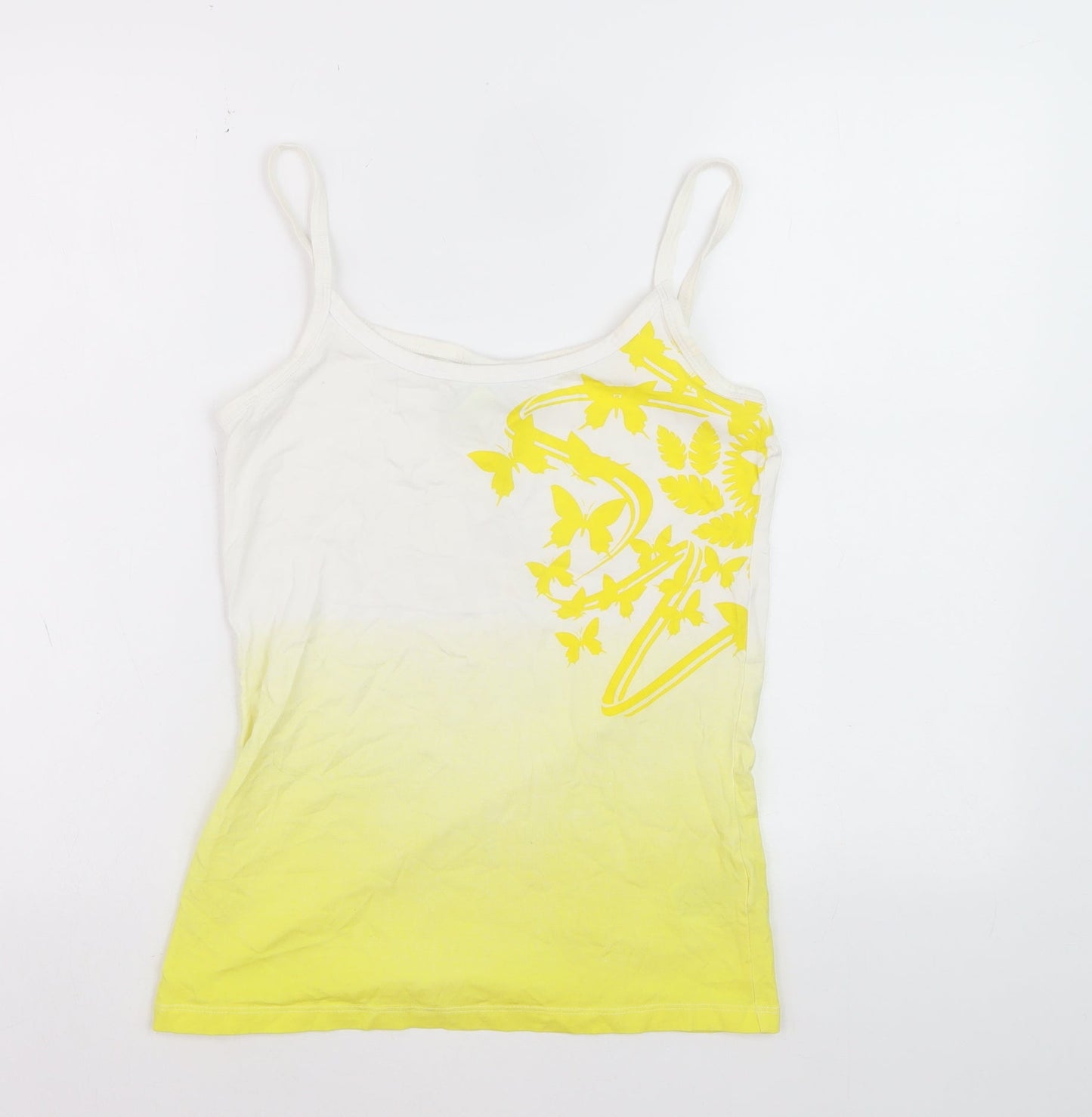 FIFA World Cup Brazil Women's Yellow Ombre Tank Top Size 10/12