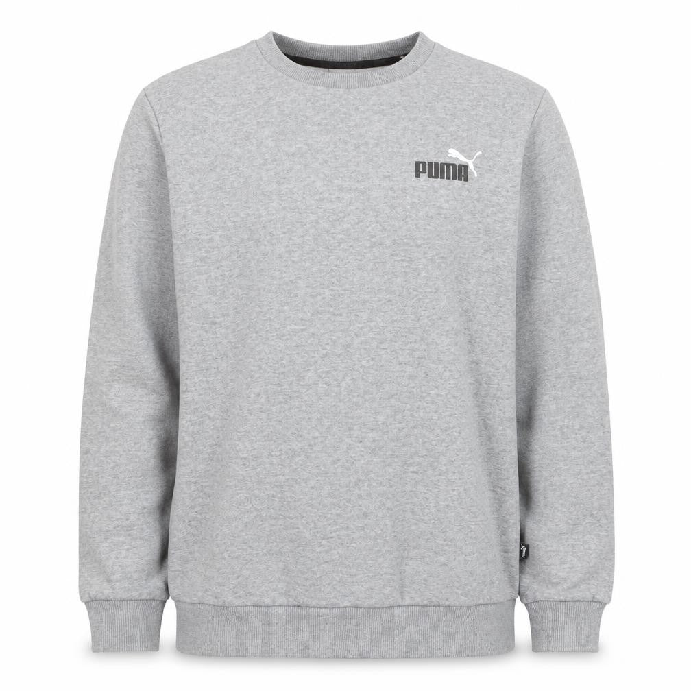 Puma Men's Grey Crew Neck Pullover Sweatshirt Size L