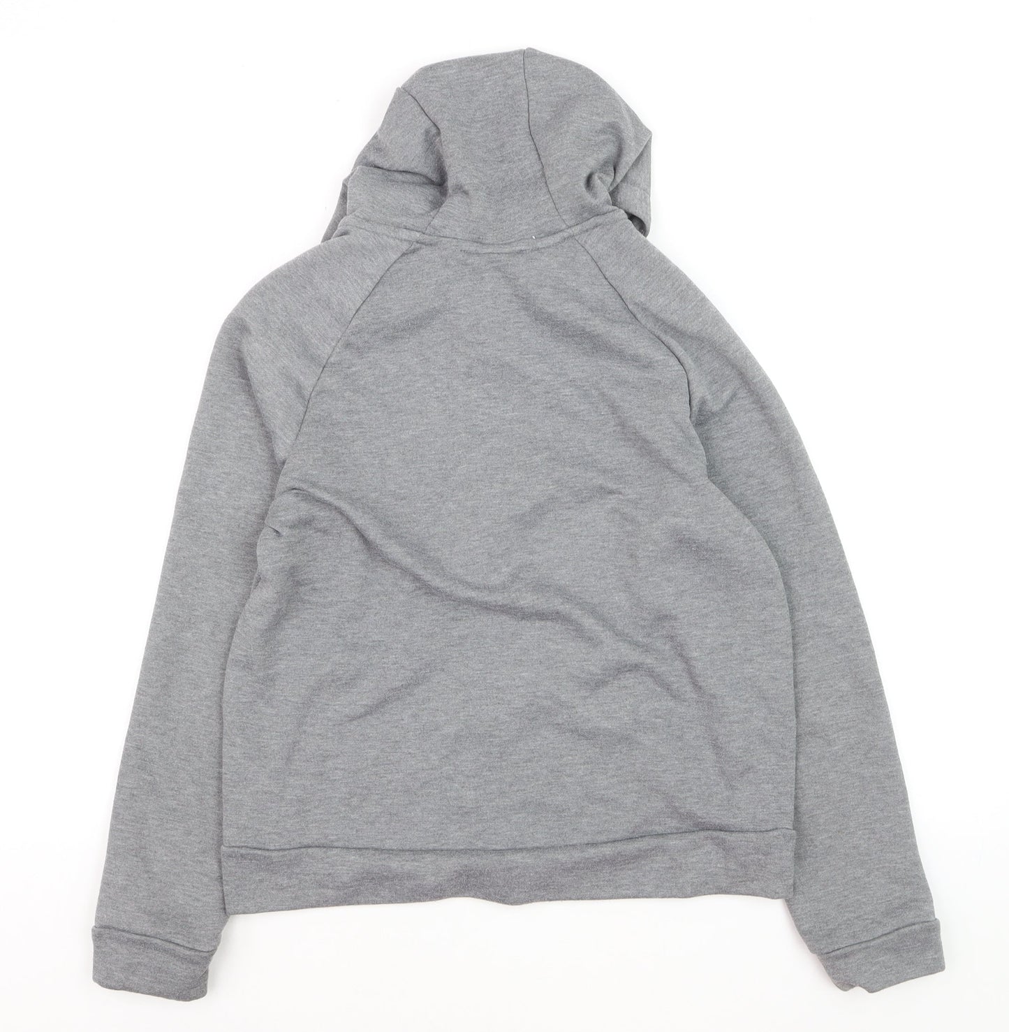 Nike Boys Grey Full Zip Dri-FIT Hoodie XL - Athletic Sportswear