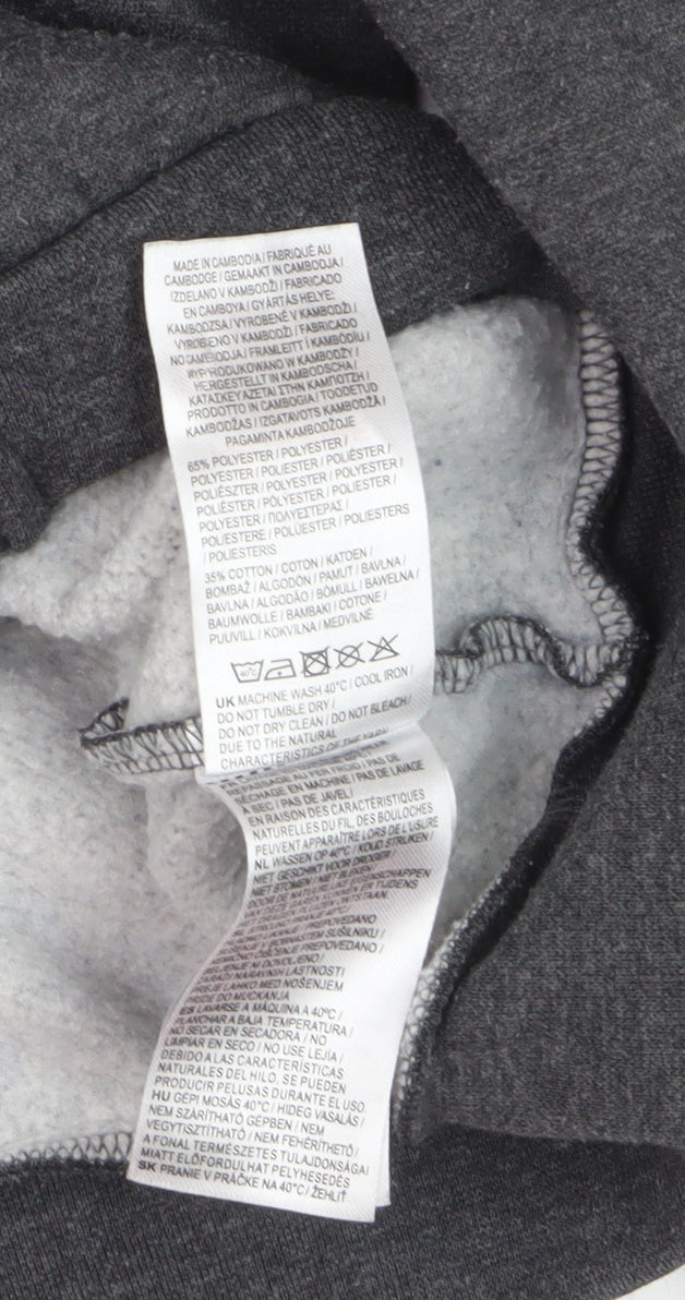 Slazenger Boys Grey Full Zip Fleece Hoodie 9-10 Years