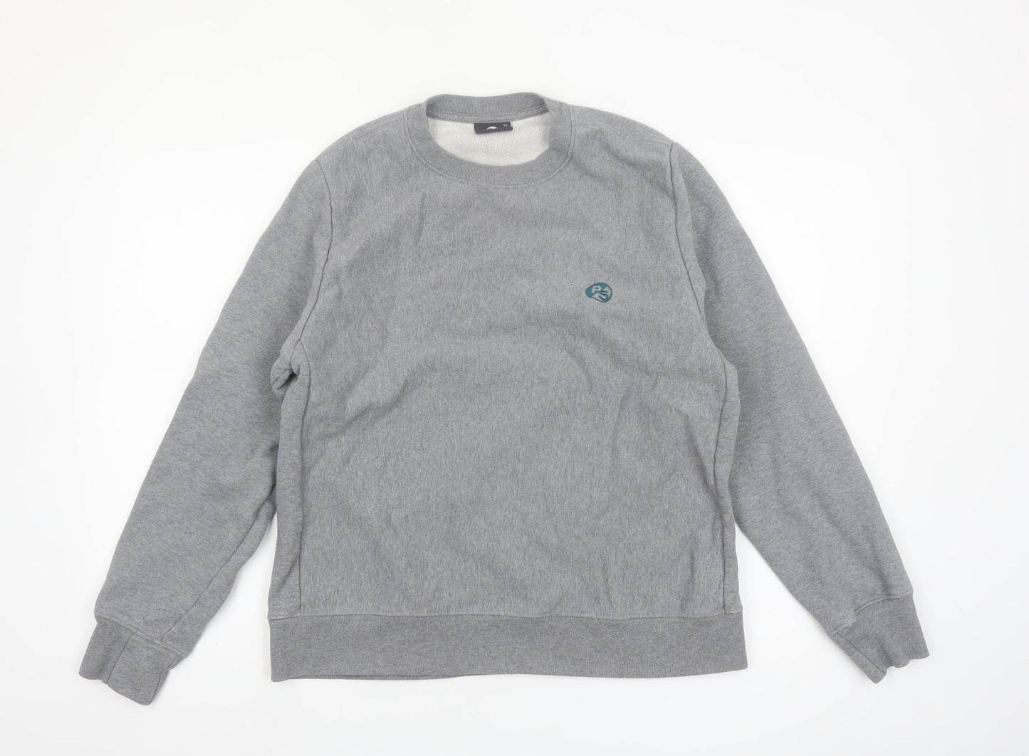 Paul Smith Men's Grey XL Crew Neck Cotton Sweatshirt
