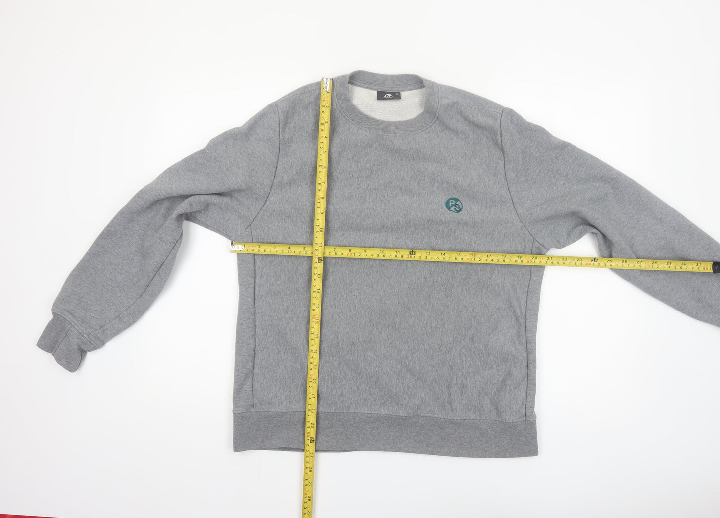 Paul Smith Men's Grey XL Crew Neck Cotton Sweatshirt