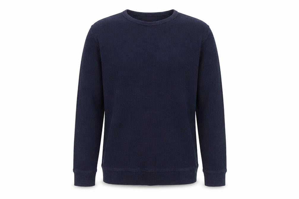 ESPRIT Mens Blue Slim Fit Long Sleeve Cotton Casual Top M