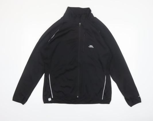 Trespass Mens Black XXL Softshell Windbreaker Jacket
