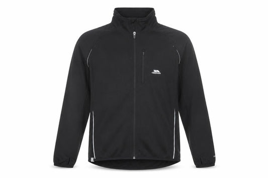 Trespass Mens Black XXL Softshell Windbreaker Jacket