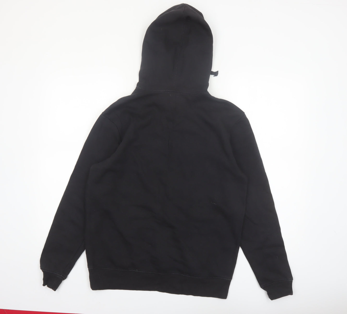 GAP Men's Black Hoodie Small Pullover Fleece Cotton Blend Logo
