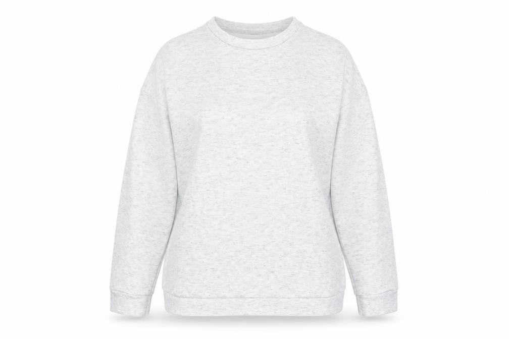 ASOS Women Grey Pullover Sweatshirt UK 10 Regular Fit Soft Fleece