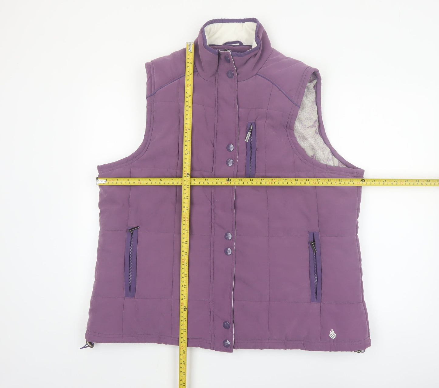 Tayberry Women’s Purple 2XL Quilted Bodywarmer Waistcoat