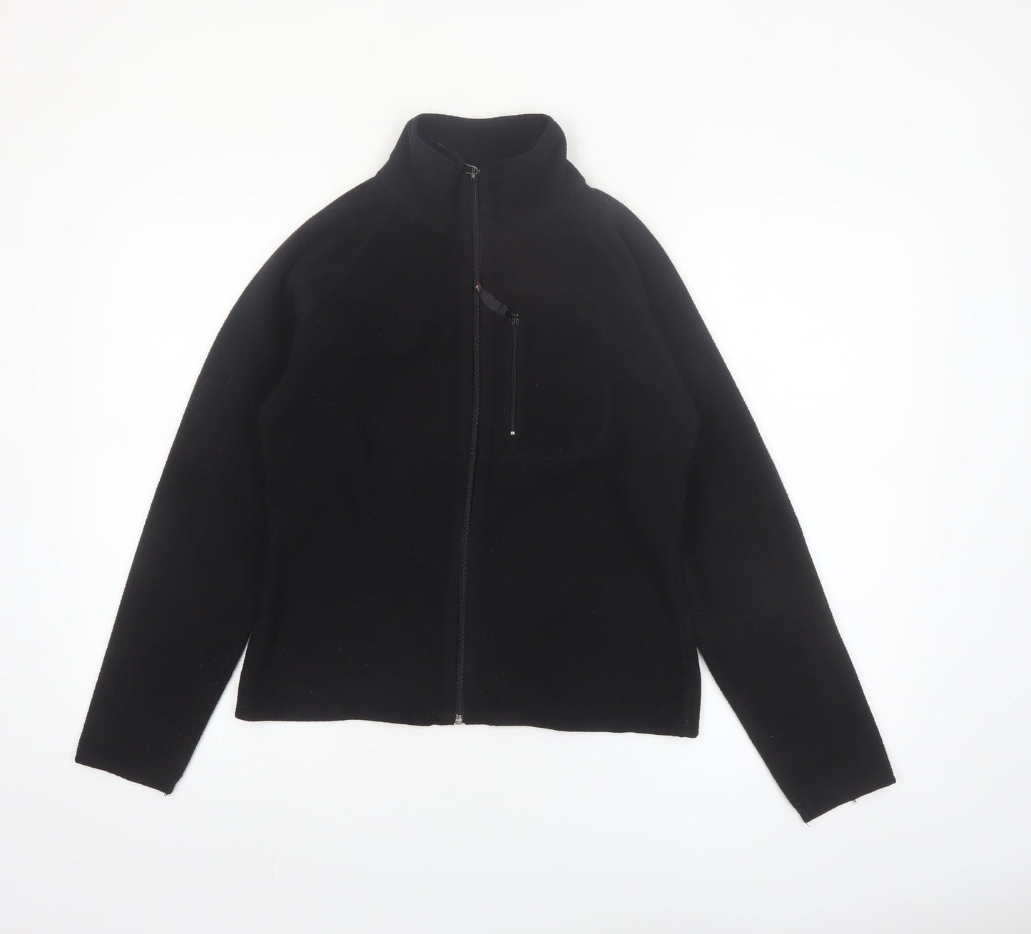L.O.G.G. Women’s Black Fleece Jacket Size S Full Zip Casual