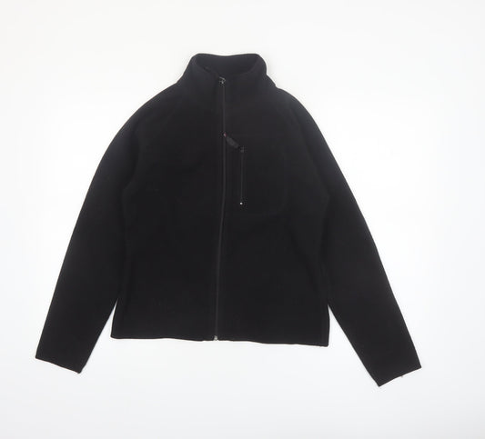 L.O.G.G. Women’s Black Fleece Jacket Size S Full Zip Casual