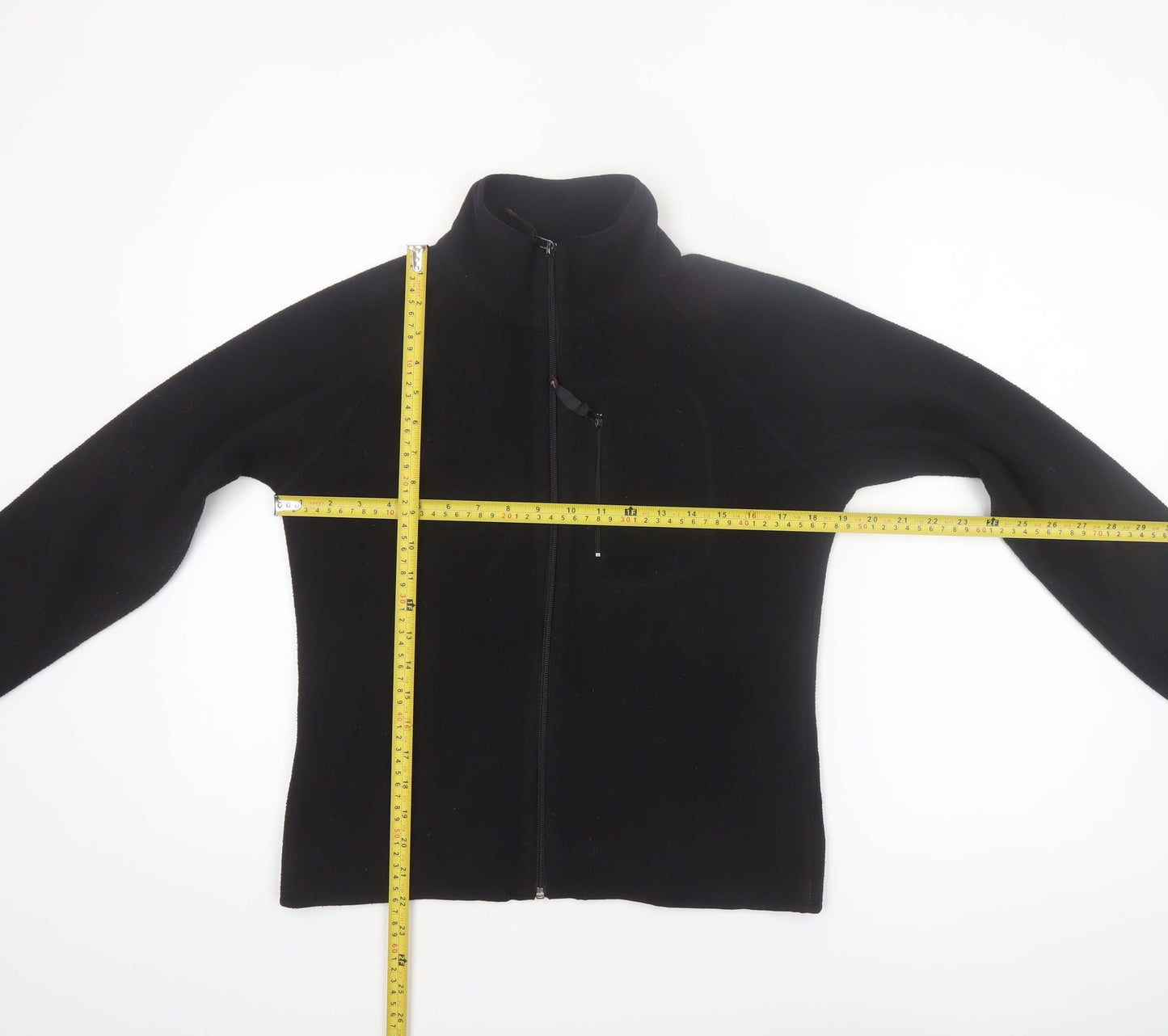 L.O.G.G. Women’s Black Fleece Jacket Size S Full Zip Casual