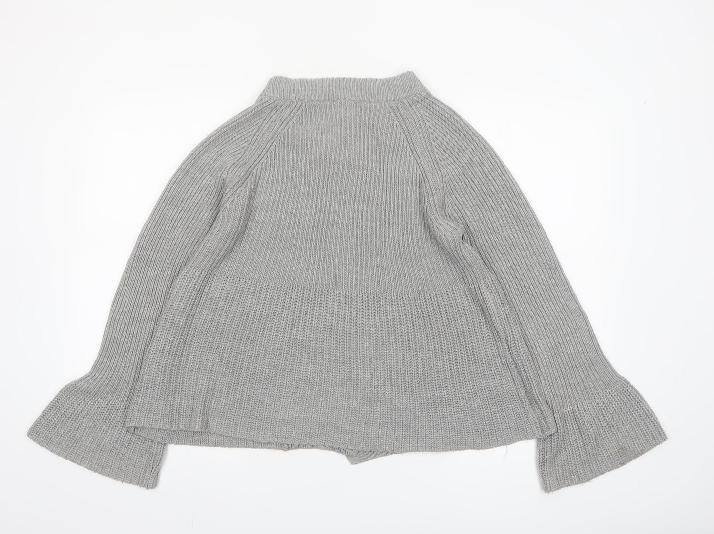 Dorothy Perkins Women’s Grey Chunky Knit Cardigan Size 8