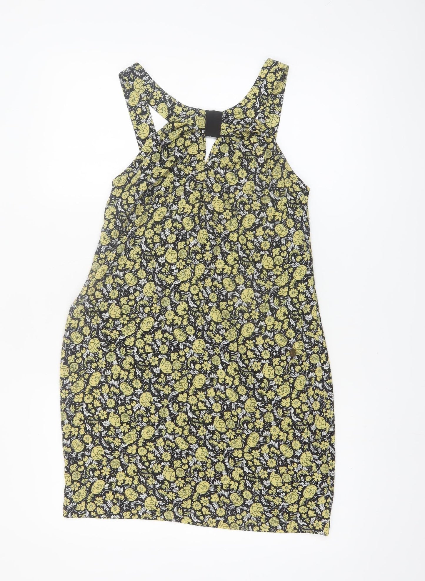 Diesel Womens Multicoloured Floral Shift Dress XS Sleeveless