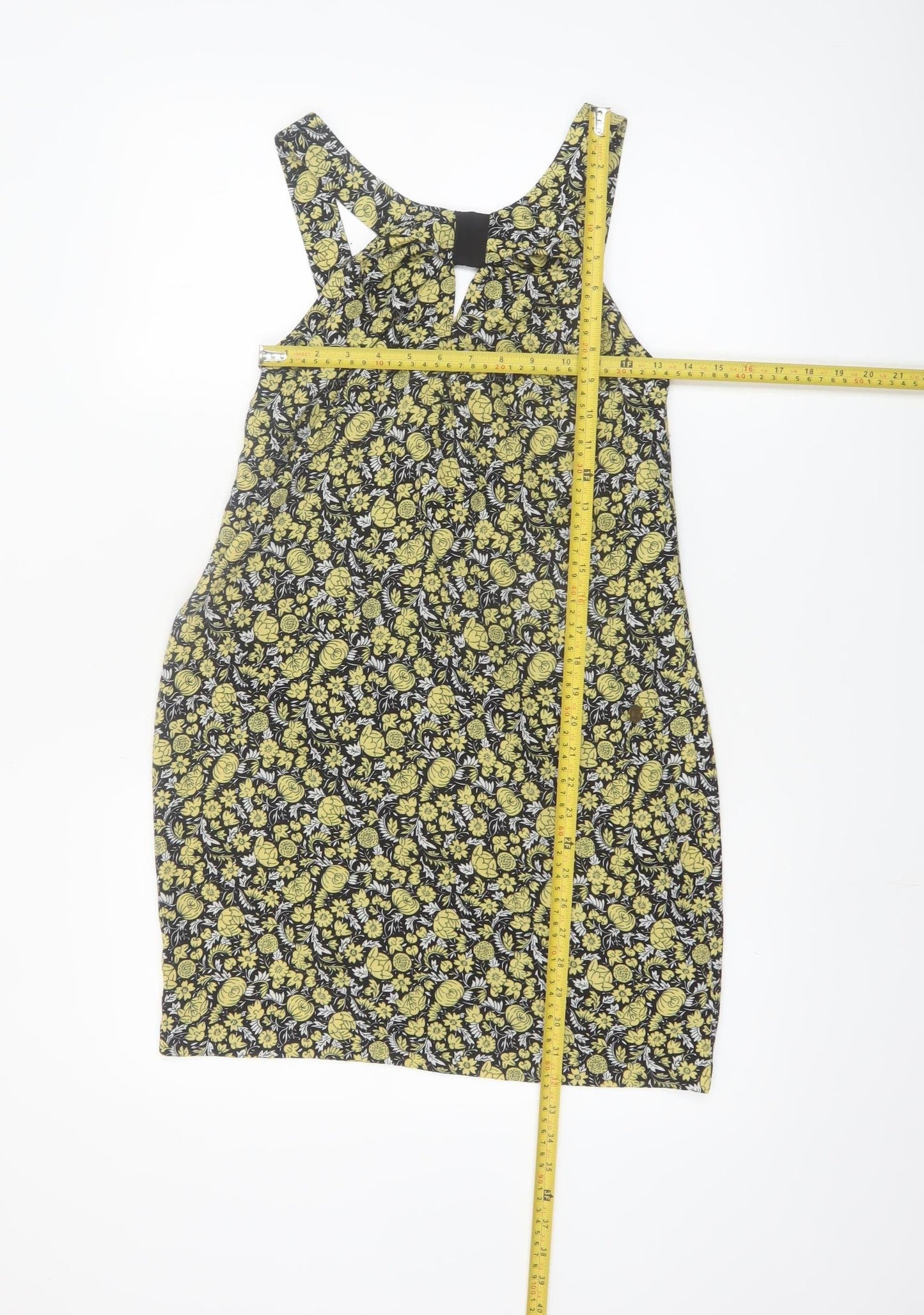Diesel Womens Multicoloured Floral Shift Dress XS Sleeveless