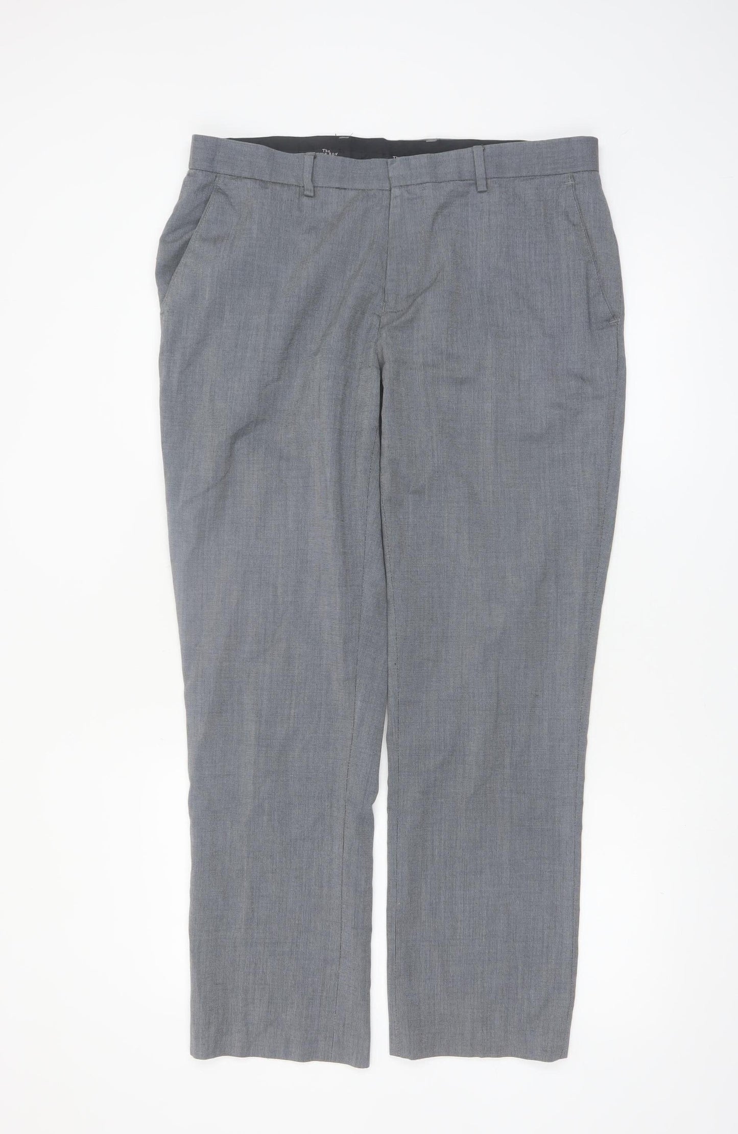 The Savile Row Company Men's Grey 36R Dress Trousers