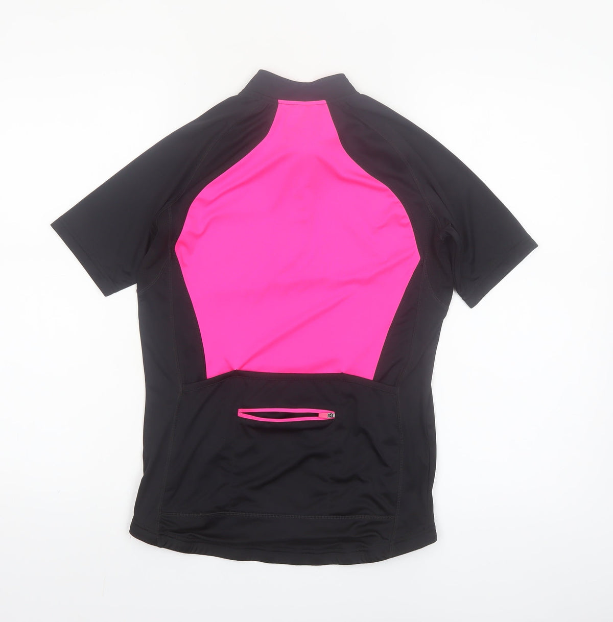 Dunnes Women's Pink Black Performance Sport Cycling T-Shirt S