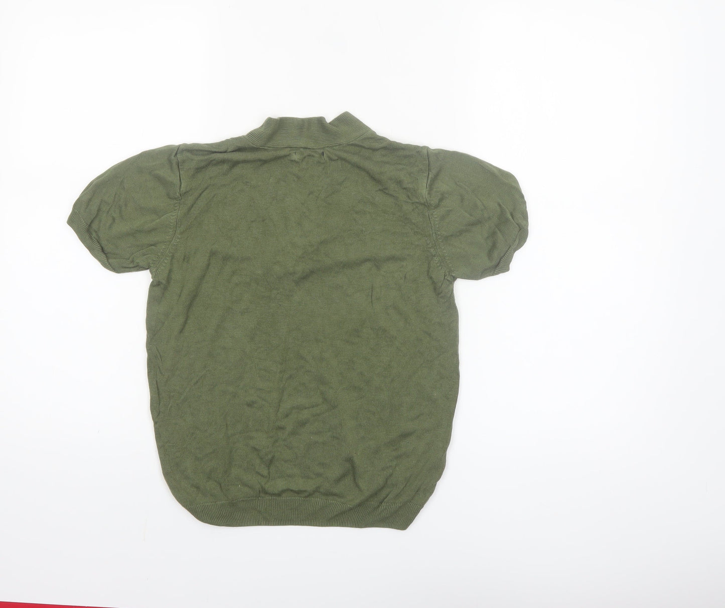 Allen Solly Women’s Green V-Neck Knit Blouse Size S