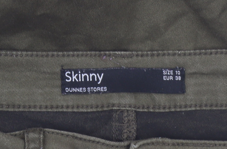 Dunnes Stores Women's Green Skinny Jeans Size 10